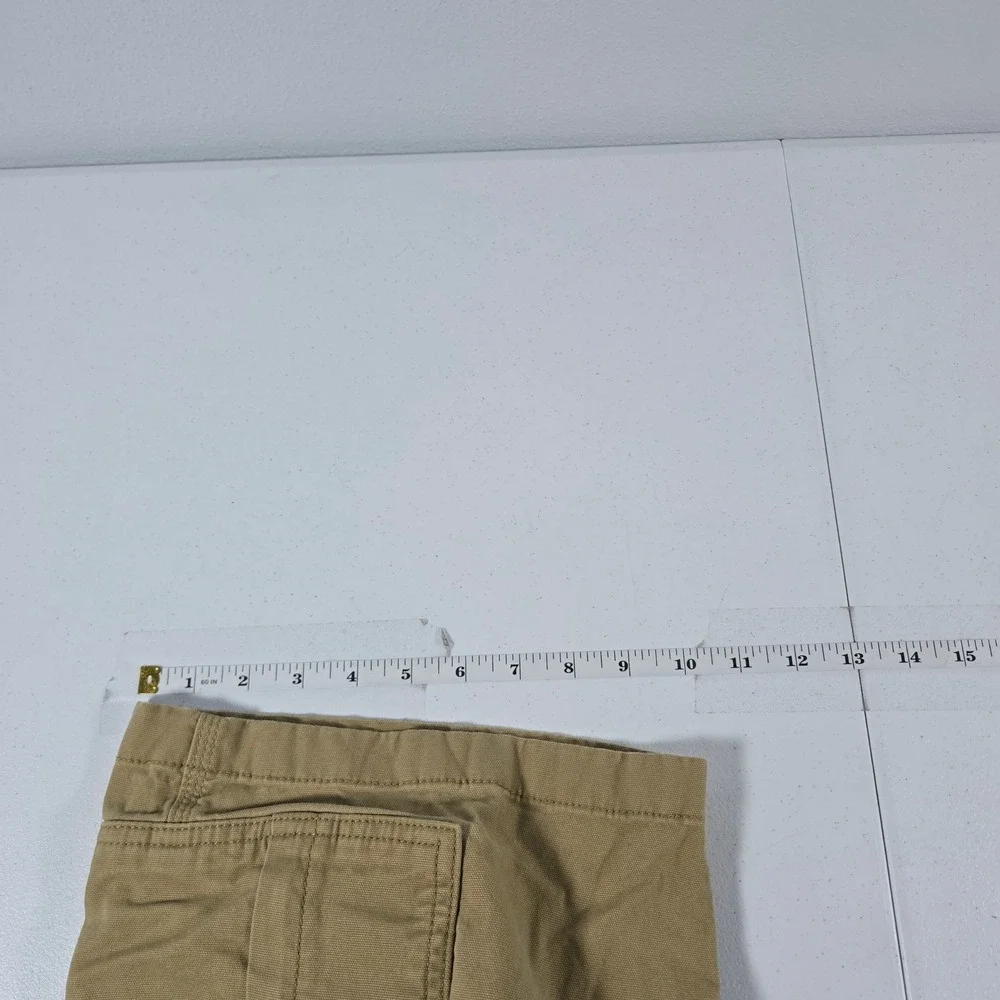 Carhartt Mens Rugged Flex Relaxed‎ Fit Canvas Cargo Work Short Tan BS3542-M 32